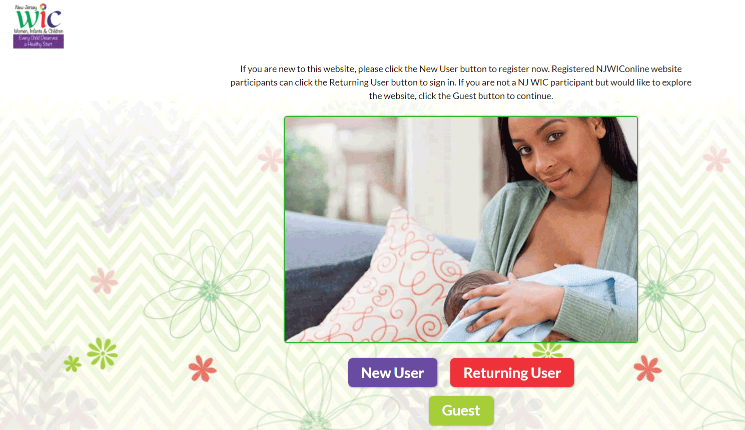 APPLY FOR NJ WIC ONLINE