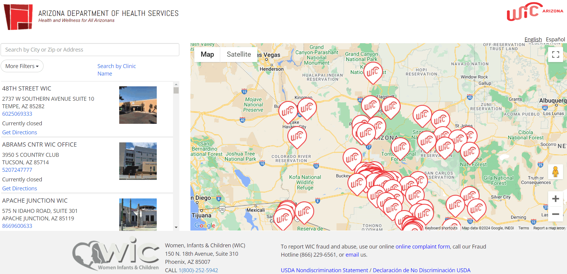 Locate Arizona WIC Office