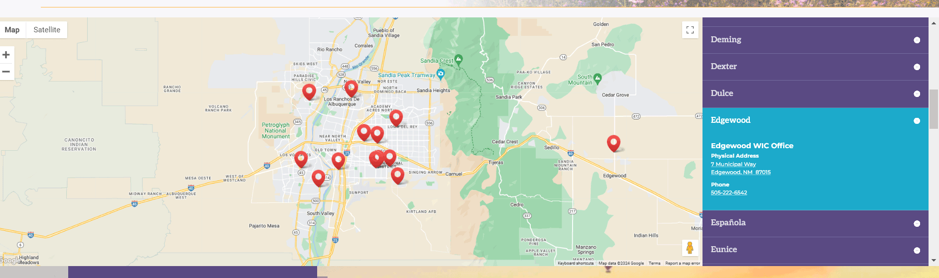Locate a New Mexico WIC Office