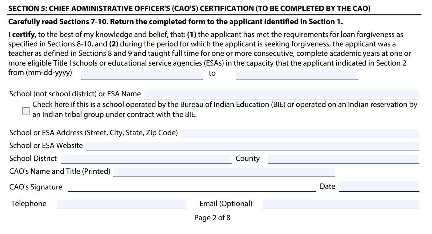 TLF Apply Form 